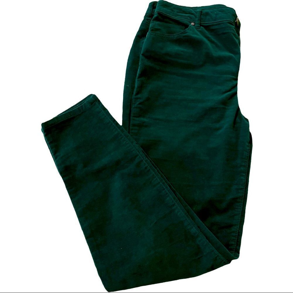 Copper Key Green Velvet Pants Sz 9